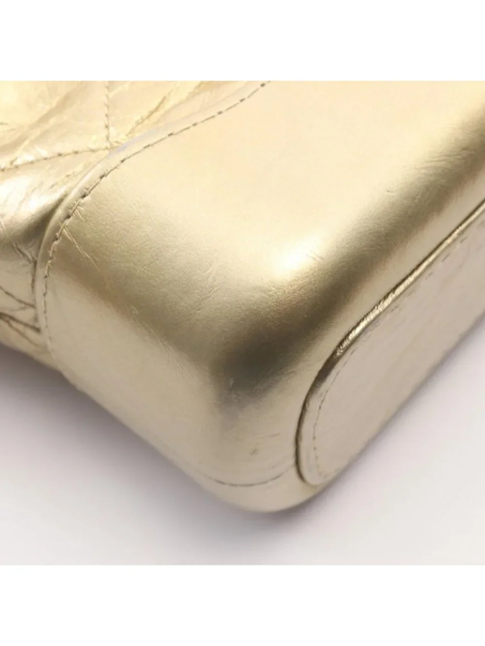 Chanel Shoulder Bag Gabrielle de Small Hobo Gold Leather Chain